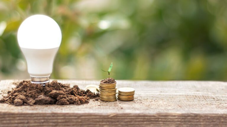 save on energy bills, gas and electric with LED lighting and solar panels