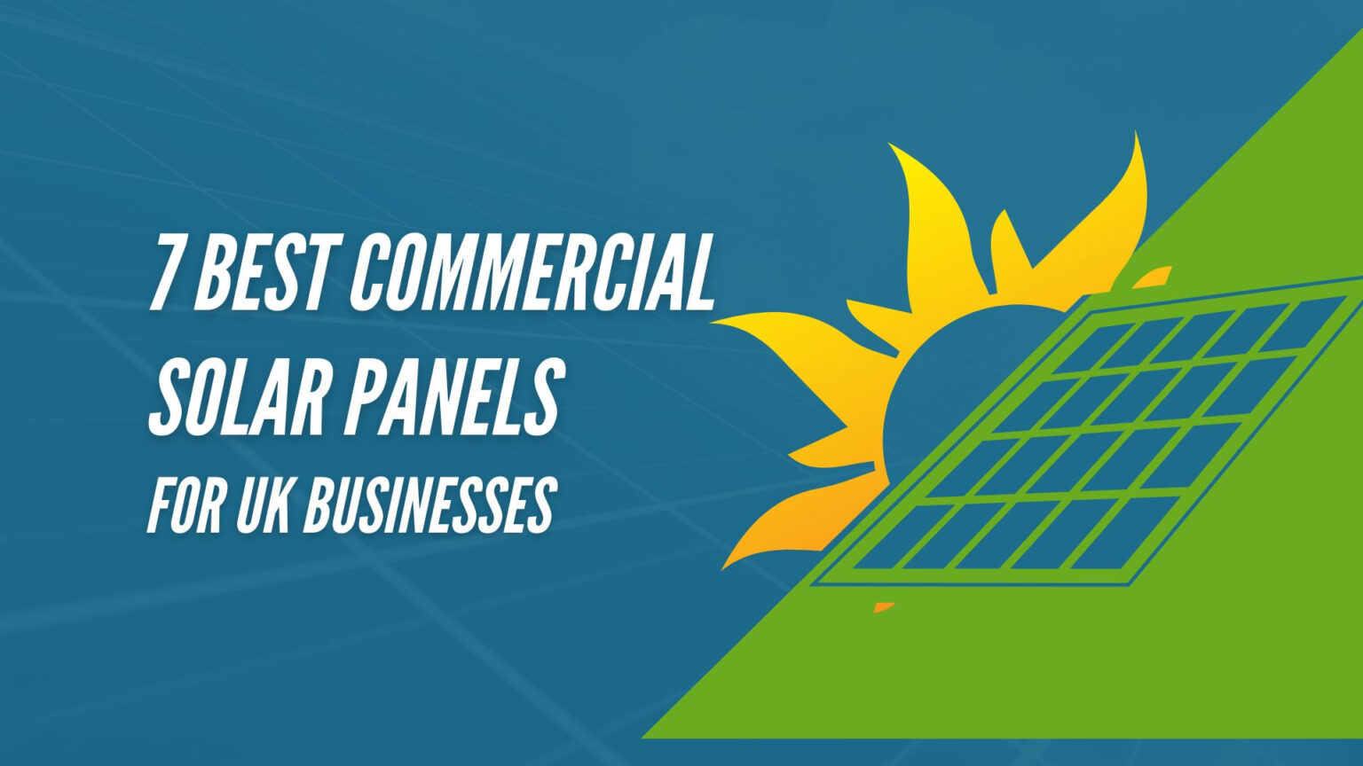 7 best commercial solar panels