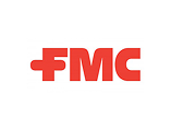 Red FMC logo featuring stylized lettering on a white background.