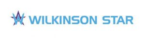 Logo with a stylized star made of overlapping blue and purple triangles, beside the text WILKINSON STAR in light blue capital letters, symbolizing precision and innovation linked to Westbrook Industrial.