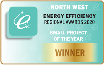 North West Energy Efficiency Regional Awards 2020' for Small Project Winner.