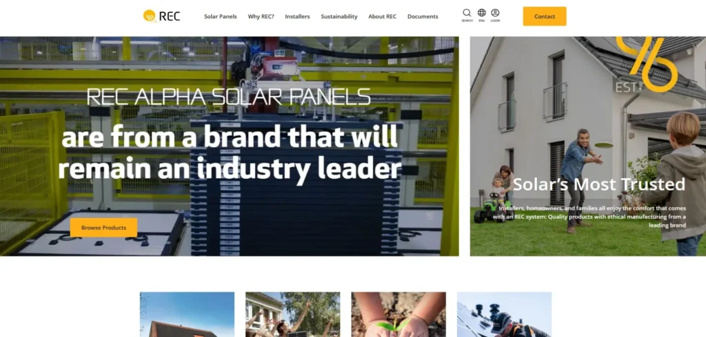 REC homepage