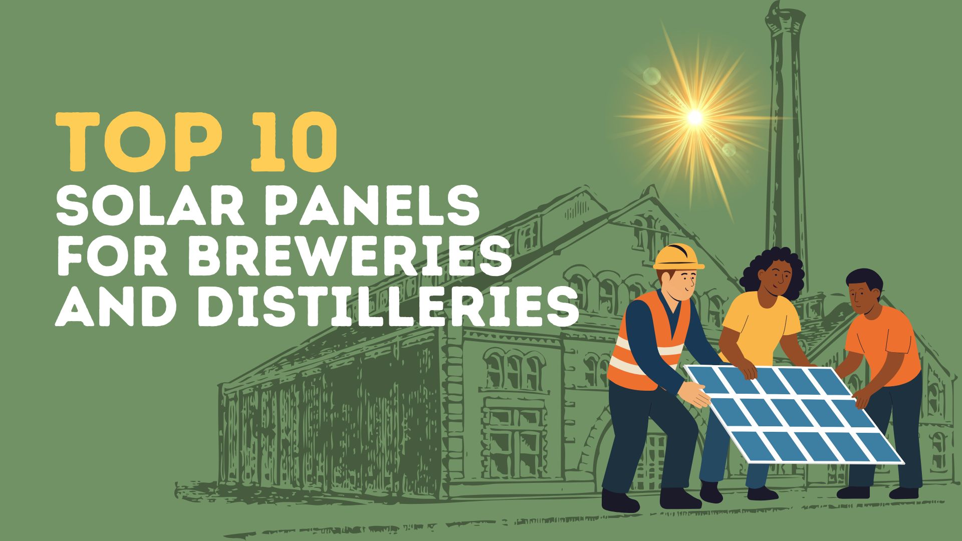 Top 10 Solar Panels for Breweries and Distilleries