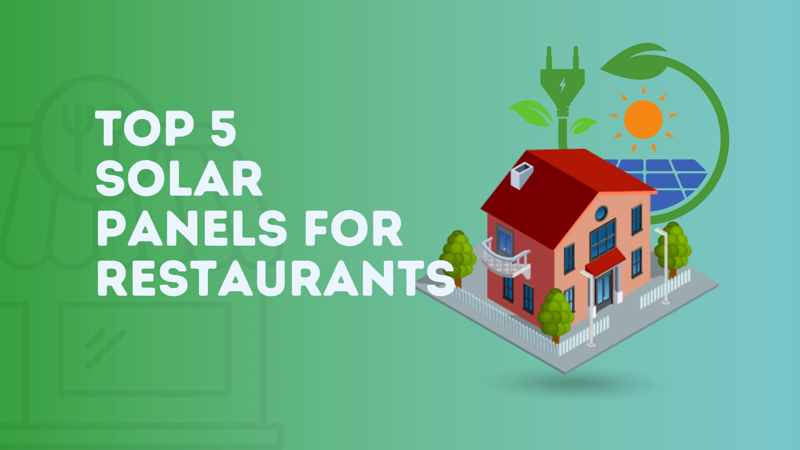 solar panel for restaurants