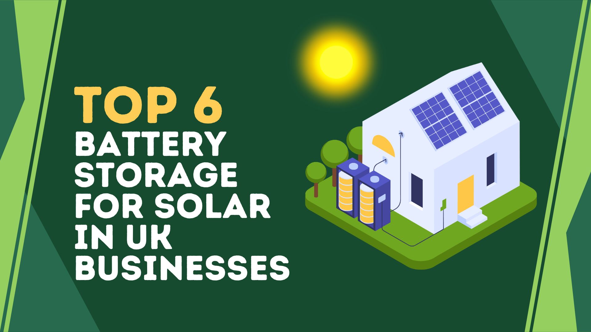 Top 6 Battery Storage for Solar in UK Businesses