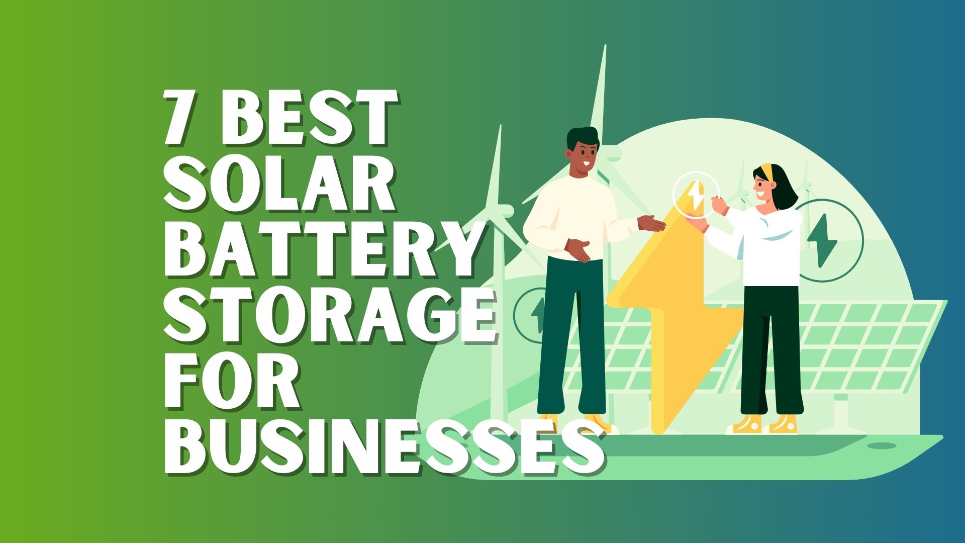 Best Solar Battery Storage for Businesses